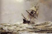 unknow artist Seascape, boats, ships and warships. 87 oil painting reproduction